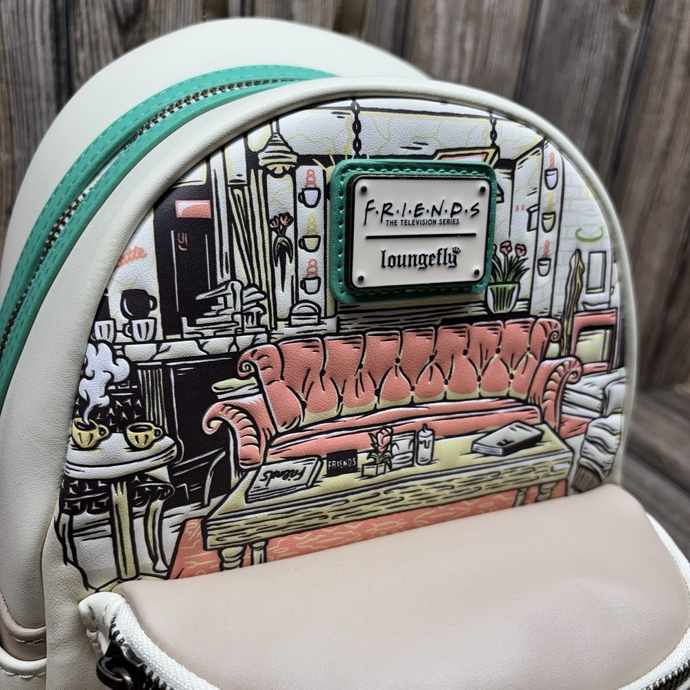 Loungefly Warner Brothers Friends Central Perk Mini Backpack - Picture 2 of 6